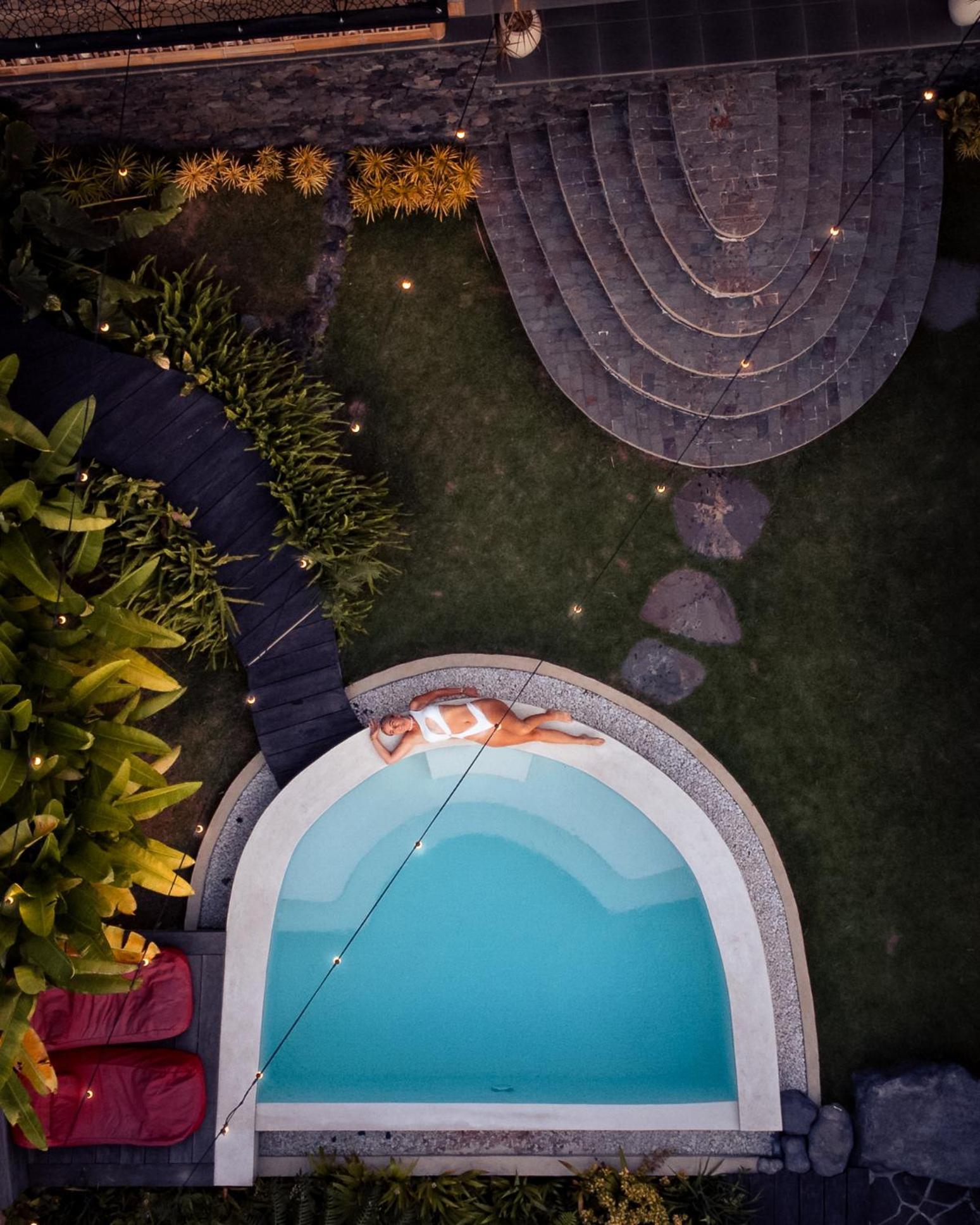 Makerti Bali~Bamboo House Villa Selat Bagian luar foto