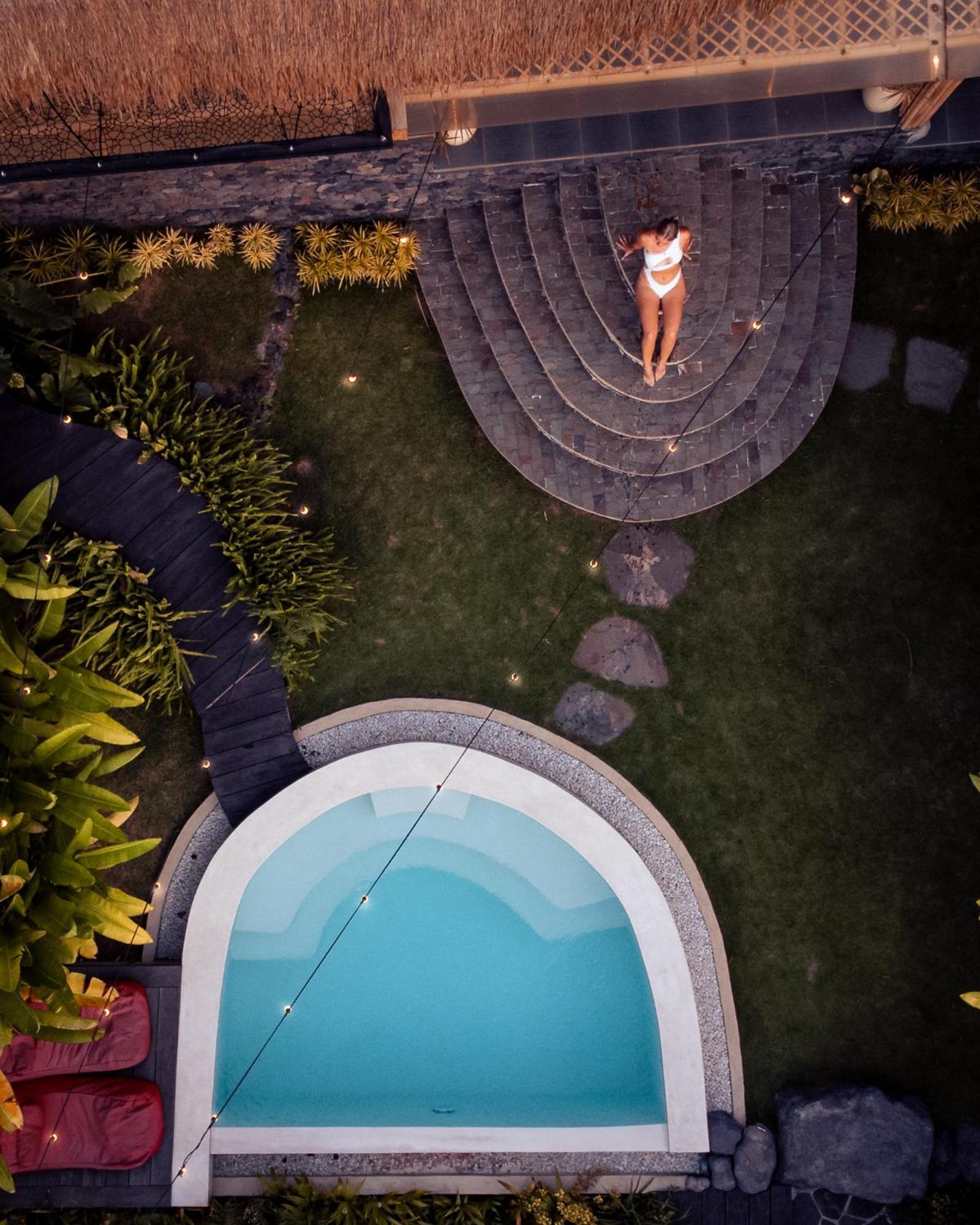 Makerti Bali~Bamboo House Villa Selat Bagian luar foto