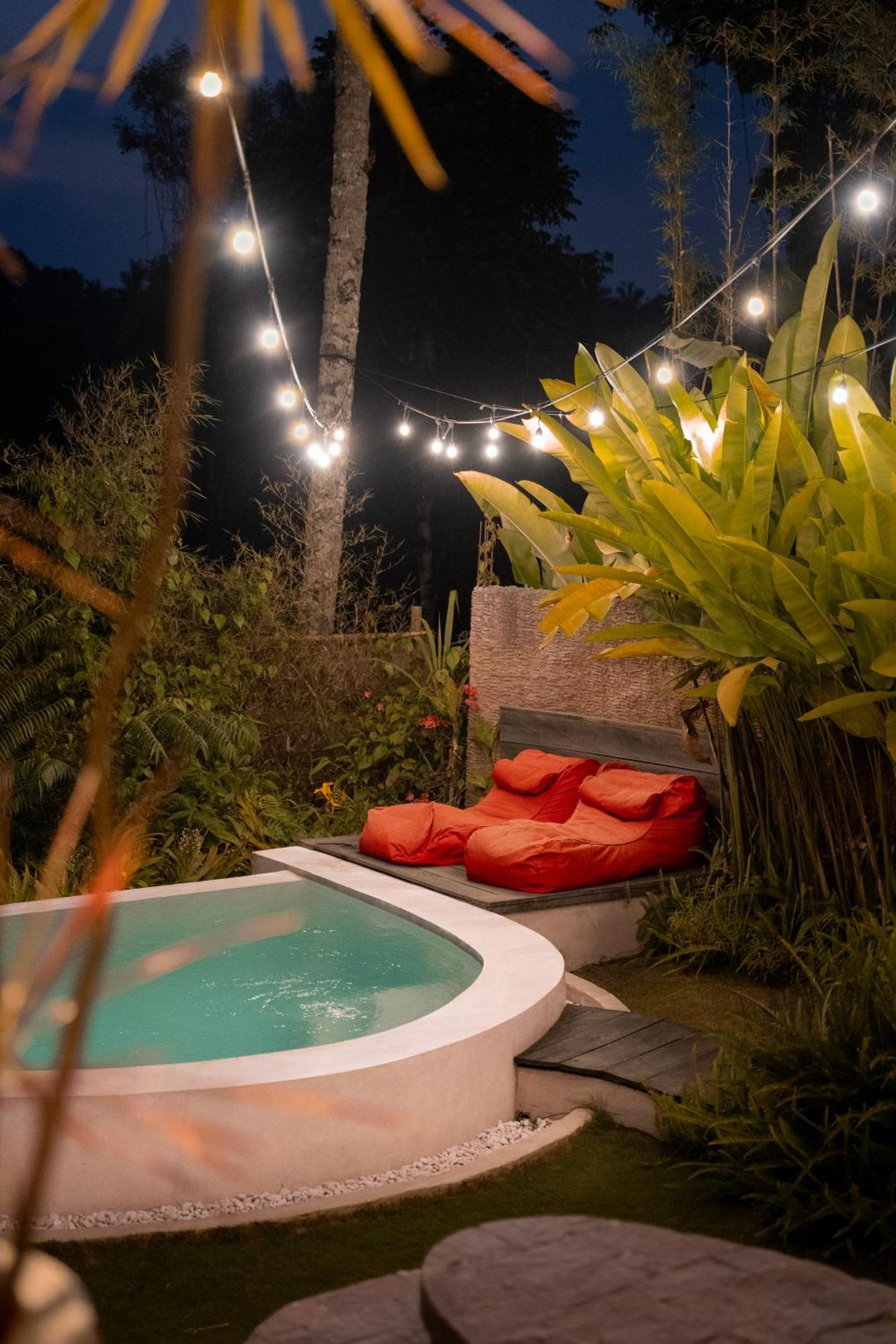 Makerti Bali~Bamboo House Villa Selat Bagian luar foto